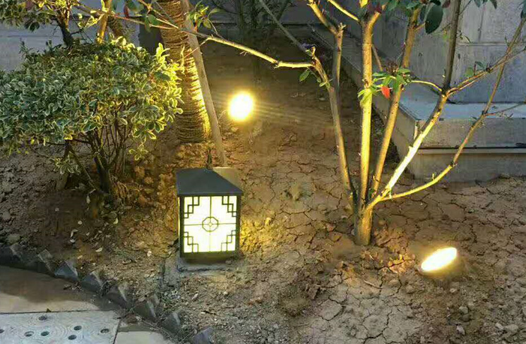 小區(qū)地埋燈案例 小區(qū)地埋燈案例